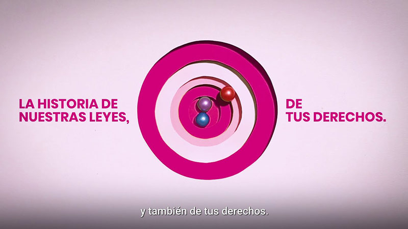 Fotograma de presentación del video